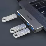 Wocsic 5 In 1 Usb C Hub Type C ถึง 3xUSB3.0 + 1xTF Card Reader Adapter สำหรับ Macbook แล็ปท็อปอะไหล่และอุปกรณ์เสริม