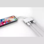 ตัวเชื่อมต่อ Apple โทรศัพท์มือถือเครื่องอ่านการ์ดห้าในหนึ่งเดียวไปยังเครื่องอ่านการ์ด SD/TF/USB มัลติฟังก์ชั่น