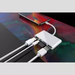 ตัวเชื่อมต่อ Apple โทรศัพท์มือถือเครื่องอ่านการ์ดห้าในหนึ่งเดียวไปยังเครื่องอ่านการ์ด SD/TF/USB มัลติฟังก์ชั่น