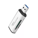 เครื่องอ่านการ์ดคู่ความเร็วสูง USB 3.0 ช่องเสียบ TFSD เครื่องอ่านการ์ด