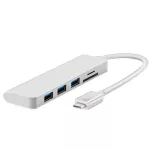 เครื่องอ่านการ์ด USB-C ห้า-in-one Type-C ขยาย OTG มัลติฟังก์ชั่ฮับ USB 3.0 HUB แยก