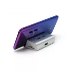 Type-C USB อะลูมินัมอัลลอย 3.0SD เครื่องอ่านการ์ด TF USB3.0 HUB Combo ที่วางโทรศัพท์ตั้งโต๊ะ