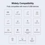 Usb C Hub 3.0 Type C 3.1 4 Port Multi Splitter Adapter For Macbo Pro 13 15 Air Pro Pc R Accessories