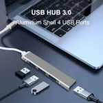Usb C Hub 3.0 Type C 3.1 4 Port Multi Splitter Adapter For Macbo Pro 13 15 Air Pro Pc R Accessories