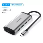 USB C Hub Type C to USB 3.0 Doc Station USB C HDMI RJ45 4 For Macbo Pro Air Accessories Type C 3.1 Splitter USB HUB
