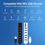 Usb Hub 3.0 Multi Usb Splitter 3.0 Usb Hab Sd Tf Card Reader Multiple Usb Hub For R Lap