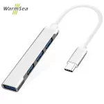 Usb C Hub Usb 3.0 Hub Type C Usb Splitter Thunderbolt 3 Usb-C Doc Adapter For Macbo Pro 13 15 Air Mi Pro Matebo