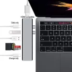 Mos Usb C Hub Thunderbolt 3 Usb Type C Doc With Hdmi-Pat Tf Sd Card Reader Pd Hub 3.0 For Macbo Pro/air M1