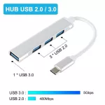 Usb C Hub 3.0 3.1 Type C 4 Port Multi Splitter Adapter For Macbo Pro Air Pc R Notebo Accessories