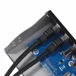 5.25" Cd-Rom Drive Bay Front Panel 7 Ports Hub 4-Port Usb 2.0 Hub 2-Port Usb 3.0 Hub 1-Port Fast Charging For Des Pc Case