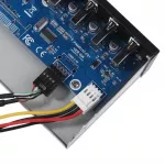 5.25" Cd-Rom Drive Bay Front Panel 7 Ports Hub 4-Port Usb 2.0 Hub 2-Port Usb 3.0 Hub 1-Port Fast Charging For Des Pc Case