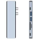 Mos Usb C Hub Thunderbolt 3 Usb Type C Doc With Hdmi-Pat Tf Sd Card Reader Pd Hub 3.0 For Macbo Pro/air M1