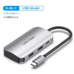 USB C Hub USB C to HDMI 4 VGA PD RJ45 3.5mm USB 3.0 Doc for Macbo Pro Accessories USB-C Type C 3.1 Splitter USB HUB