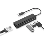 Usb C Gigabit Ethernet Hub With 4 Hdmi 2 Usb 3.0 Card Reader Type C Charging Digit Av Multiport Adapter For Macbo Pro16