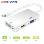 3 In 1 Mini Display Port Converter Mini Displayport To Vga/dvi Adapter For E Mac Macbo Air Thunderbolt Dp Hdmi-Pat
