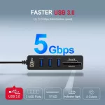 Usb Hub 3/6 Port Expander Adapter Usb 3.0 Hulti Usb Splitter 2.0 Hub 3.0 Multiple Usb-Hub Card Reader For Mac Pc Windo