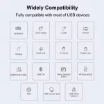 Splitter Thunderbolt 3 Usb-C Doc Adapter 4 Ports Usb 2.0/3.0 Hub Type-C Splitter Adapter Itable For Macbo Pro 13 15