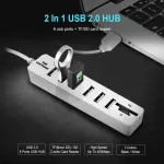 Usb Hub 3/6 Port Expander Adapter Usb 3.0 Hulti Usb Splitter 2.0 Hub 3.0 Multiple Usb-Hub Card Reader For Mac Pc Windo