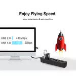 Usb Hub 3/6 Port Expander Adapter Usb 3.0 Hulti Usb Splitter 2.0 Hub 3.0 Multiple Usb-Hub Card Reader For Mac Pc Windo