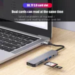 Usb C Hub Adapter Usb C To Usb 3.0 Hdmi-Pat Doc For Macbo Air Pro Pc Accessories Usb 3.0 Type C Splitter