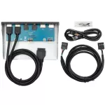 5.25" Pc Des Chassis Front Panel Usb Hub Connector Adapter 2 Usb 3.0 Port And 2 Usb 2.0 Port For R Case Cd Drive Pan