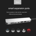 87w Usb C Hub Thunderbolt 3 Doc Station 4 Hdmi Type-C Hub To Hdmi Usb 3.0 Adapter For Macbo Pro Accessories Usb Converter