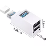 3 Port Usb3.0 Hub Hi Speed Splitter Adapter Plug And Play Bus Powered Extension Fast Transfer Usb Hub Ex Connector