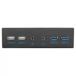 5.25" Pc Des Chassis Front Panel Usb Hub Connector Adapter 2 Usb 3.0 Port And 2 Usb 2.0 Port For R Case Cd Drive Pan