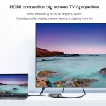 Basix Usb-C Hub Type C Hub To Usb3.0 Thunderbolt 3 Hdmi-Pat 3.5mm Rj45 Adapter For Macbo Pro Samng S9 Usb C Hub