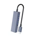 Dm Chb002 Usb C To Ethernet Adapter With Type C Usb 2.0 Hub 3 Ports Rj45 Networ Card Lan Adapter For Macbo Usb-C Type