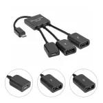 Type-C Usb Adapter Cable Usb C 3.0 2.0 Me To Usb Fe Adapter Usb Hub For Tablet Andrd Mouse Eyboard