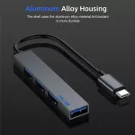 Usb C Hub Usb 3.0 Hub Type C Usb Splitter Thunderbolt 3 Usb-C Doc Adapter For Macbo Pro 13 15 Air Mi Pro Matebo