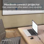 8-In-1 Usb C Hub Type-C 3.1 To 4 Hdmi-Pat Rj45 Usb Sd/tf Card Reader Pd Fast Charge Usb Doc For Macbo Air Pro Pc Hub