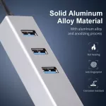 Ofc Usb C 3.0 Hub Type C Ethernet 3 Ports Usb 3.0 With 10/100/1000m Ethernet Adapter Networ Card Usb Lan For Macbo Windo