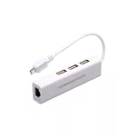 Usb To Networ Lan Ethernet Rj45 Adapter With 3 Port Usb 2.0 Hub Adapter For Pc Andrd Phone Lap