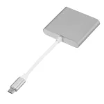 Usb C Hub To Hdmi Adapter For Macbo Pro/air 3-In-1 Hub Usb Type C Hub To Hdmi 4 Usb 3.0 Port Usb-C Power Deer