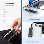 M2 Ssd Case M.2 To Usb Type C Transparent Hard Drive Enclore Nvme Ssd Enclore For Nvme Pcie Ngff M/b Ey Ssd Dis