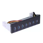 Cable Des 5.25" Usb 3.0 19 Pin Hub Drive Bay Front Panel For Pc R B Fast Charging 7-Ports Adapter L