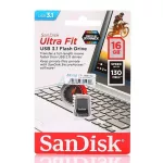 SanDisk แฟลชไดร์ฟ 16GB ULTRA FIT SDCZ430 'USB 3.1'