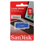 SanDisk แฟลชไดร์ฟ 16GB CRUZER BLADE SDCZ50C Blue