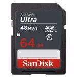 SD Card 64GB Sandisk Ultra Class 10 48MB/s.