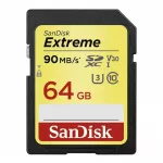 SanDisk Extreme SD Card 64GB Class 10 90MB/s.