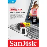 SanDisk ULTRA FIT USB 3.1 128GB SDCZ430_128G_G46 เมมโมรี่ แซนดิส แฟลซไดร์ฟ