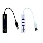 NUBWO ตัวเพิ่มช่องUSB+ตัวอ่านการ์ด HUB USB  3 Port +Card Reader 2.0 2in1 รุ่น NCR-100