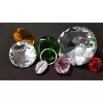 พวงกุญแจชุบเงินแท้ เมล็ดกาแฟสีเงิน