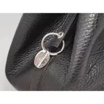 พวงกุญแจชุบเงินแท้ เมล็ดกาแฟสีเงิน