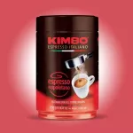 Real roasted coffee beans, Kimbo Napoli, 250 grams, imported from Italy.