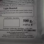 Coffee, zip lock bag, Cafe R'ONN 100% Arabica, soft roasted 500 grams