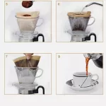 Roasted coffee seeds, dark roasted, Phu Nam Rin OTOP 100% Arabica, 250 grams per bag, 4 bags of fresh coffee, 100% Coffee Arabica