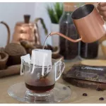 Dark roasted coffee beans 2+ middle 2, Phu Nam Rin Arabica 100% 250 grams per bag, 4 bags of fresh coffee, 100% Coffee Arabica